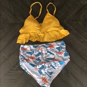 Two piece swim suit new with tags
